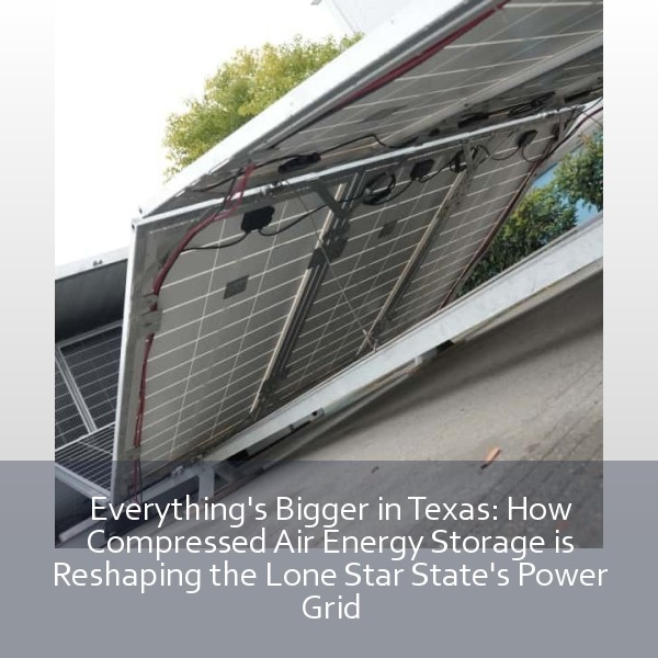 Everything's Bigger in Texas: How Compressed Air Energy Storage is Reshaping the Lone Star State's Power Grid